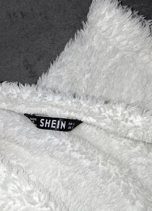 Кофтинка emotion белая пушистая оверсайз 4