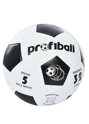 Футбольный мяч "profiball" va 0014-1(black) размер № 5 резина
