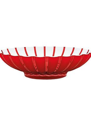Блюдо для фруктов guzzini grace 29790065 37.5х30.5 см красное