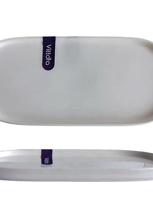 Блюдо vittora cream royale vt-p-1255cr 25х11.8 см кремовое