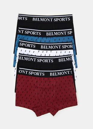 Труси для хлопчика belmont sports, набір, різнокольорові, розмір 122-128