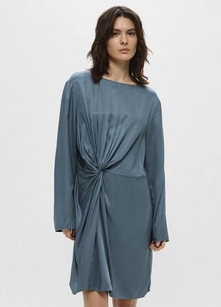 Темно-бірюзова сукня h&m