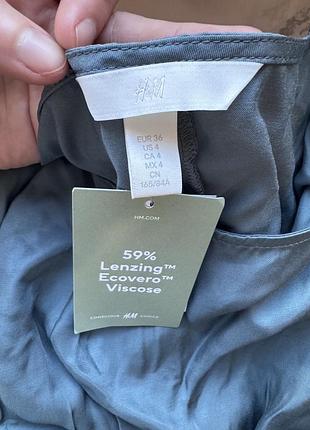 Темно-бірюзова сукня h&m 5