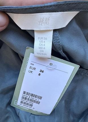 Темно-бірюзова сукня h&m 6