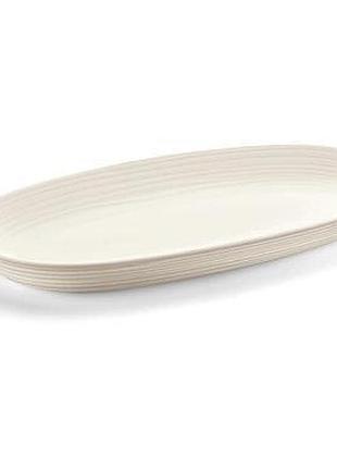 Блюдо овальное guzzini tierra 175400156 41х22.9х4.2 см белое