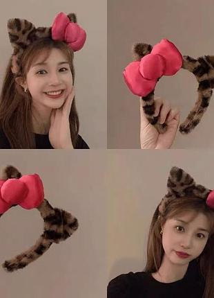 ✨обруч з вушками🐆