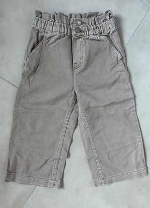 Джинси h&m широкі 98 розмір для дівчинки