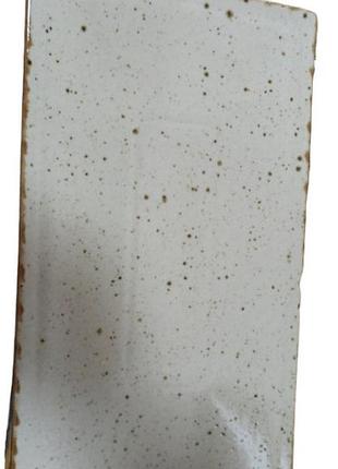 Блюдо для подачи декор керамика sand space ss-2364 бежевое