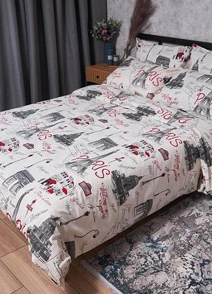 Комплект постельного белья moon&star бязь gold люкс paris king size 220x240 наволочки 4х50х70