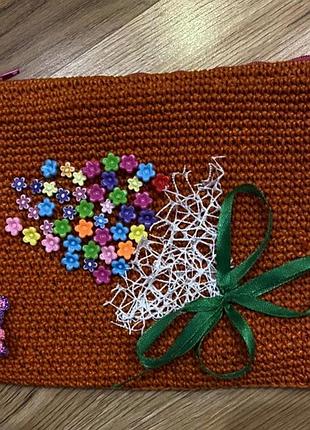 Ручная работа косметичка клатч сумка 👜 2