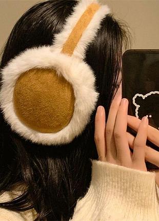 🧸 теплі хутряні навушники для вух ❄️