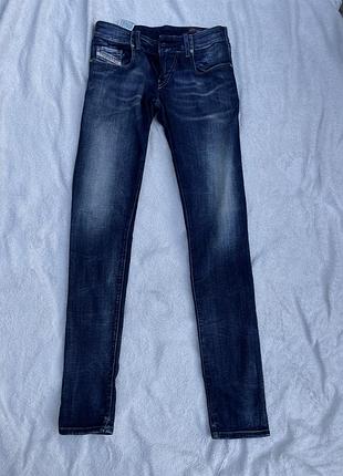 Оригінальні завужені джинси diesel joggjeans (denim + sweatpants) в ідеалі
