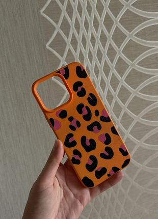 Чохол для 16 pro max, леопардовий принт