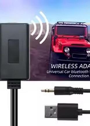 Bluetooth aux адаптер автомобильный с usb питанием, беспроводной аудио приемник ресивер в машину 3.5 мм коаксиальный кабель