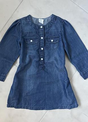 Сукня джинс 86-92 h&m