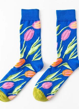 Носки женские яркие котоновые 35-40р one size