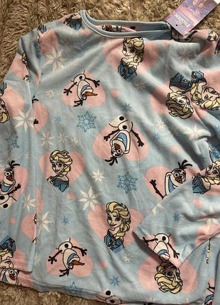 Велюрова піжама frozen primark 5
