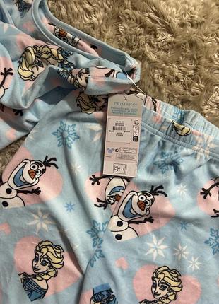 Велюрова піжама frozen primark 4