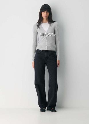 Мериносовий кардиган banana republic в рубчик (100% merino wool), розмір m