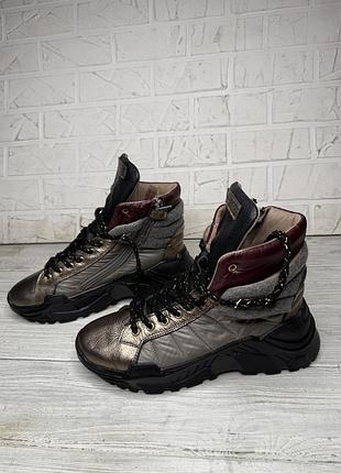 Удобные модные ботинки кроссовки jarrett made in italy 4