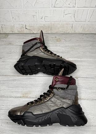 Удобные модные ботинки кроссовки jarrett made in italy 5