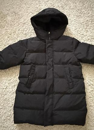 Подовжений пуховик zara