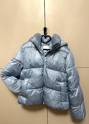 Куртка жіноча h&m зимова блакитна