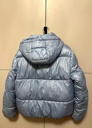Куртка жіноча h&m зимова блакитна 2
