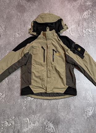 Куртка jack wolfskin розмір m оригінал стан відмінний чоловіча трекінгова з капюшоном