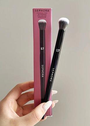 Пензель для консилера sephora collection  pro concealer brush #57