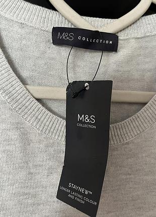 Тонкий джемпер з віскози m&s 2