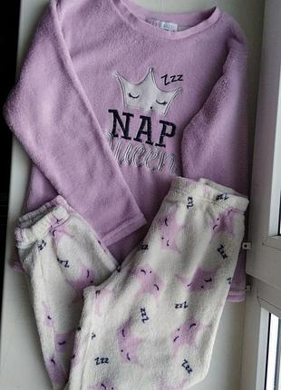 Sleep & dream пижама флис 8-9 лет 128-134 см