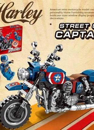 🧱 конструктор "captain street 880" 🦸‍♂️🏍️