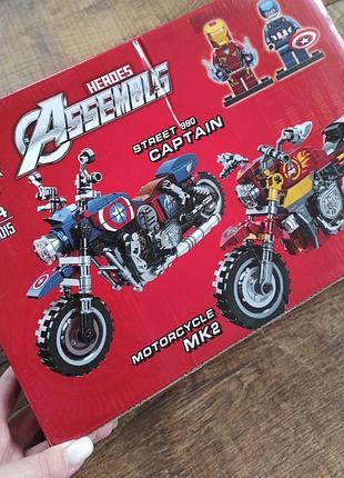 🧱 конструктор "captain street 880" 🦸‍♂️🏍️ 4