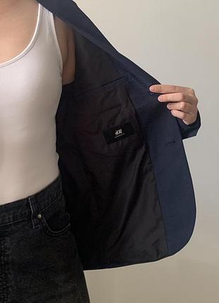 Піджак синій h&m 3