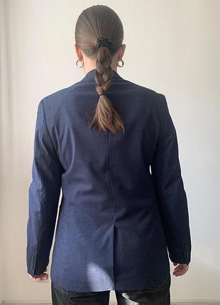 Піджак синій h&m 4