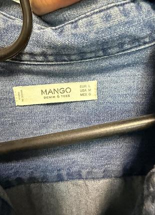Джинсова сорочка-туніка mango 💙 2