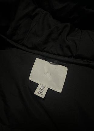 Куртка чорна зимова h&m 4