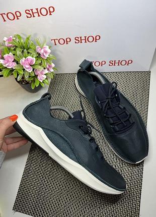 Оригинальные мужские кроссовки clarks кожа