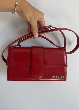 Сумка jacquemus bambino червона оригінал