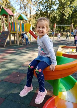 Детские махровые колготки на девочку