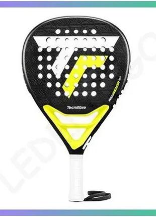 Ракетка для падл тенісу tecnifibre padel wall breaker 365 чорна унісекс для дорослих падел тенісу sku_16wabr3654
