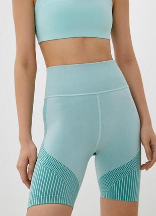 Шорты компрессионные велосипедки мятные puma train seamless 5 short женские