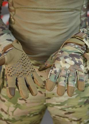 Зимние тактические перчатки softshell 2