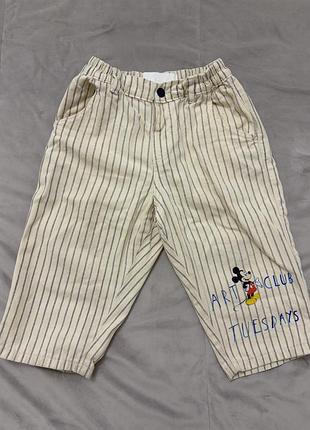 Штанці zara 92 розміру mickey mouse