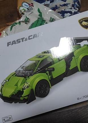 🏎️ конструктор polson bugatti roadster 7024 💚 2