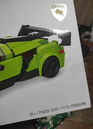 🏎️ конструктор polson bugatti roadster 7024 💚 3