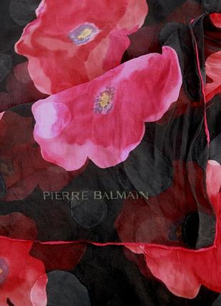Винтажный шелковый платокpierre balmain 6