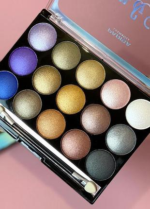 Палитра теней parisa cosmetics glam & glow baked eyeshadow palette №2