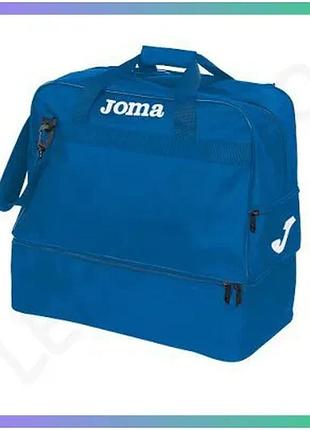 Спортивная сумка joma training синяя 44х45х27 см для инвентаря и одежды унисекс